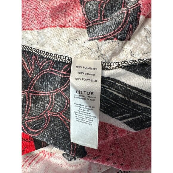 Chico's Easywear Tami 3/4 Sleeve Open Front Cardigan Size 2 US L - Picture 5 of 7